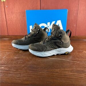 HOKA Men’s Anacapa 2 Mid GTX Hiking Boots Size 8D Olive Green